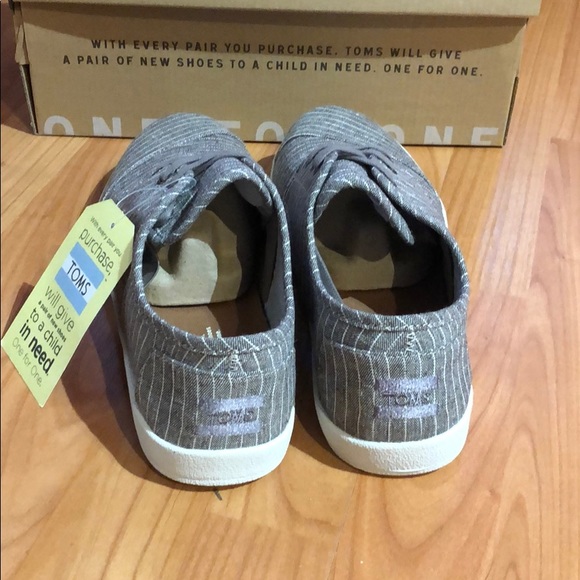 New Tom’s brown distressed strip Men sneaker - Picture 2 of 4